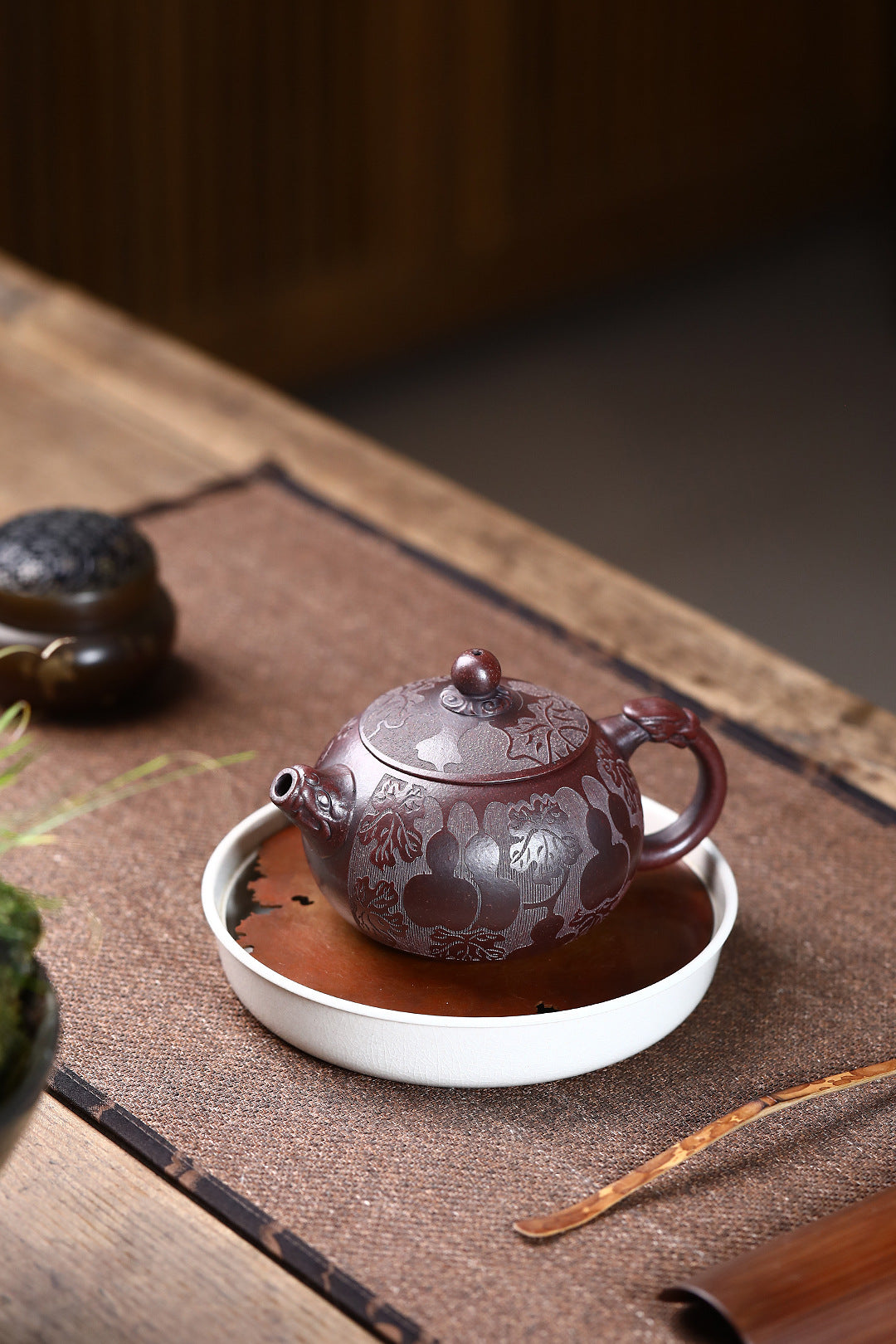 Xishi Zisha Yixing Zisha Teapot 300ml ancient red mud