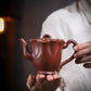 Lotus Seed Red Skin Dragon Famous Handmade Exquisite High Purple Sand Teapot