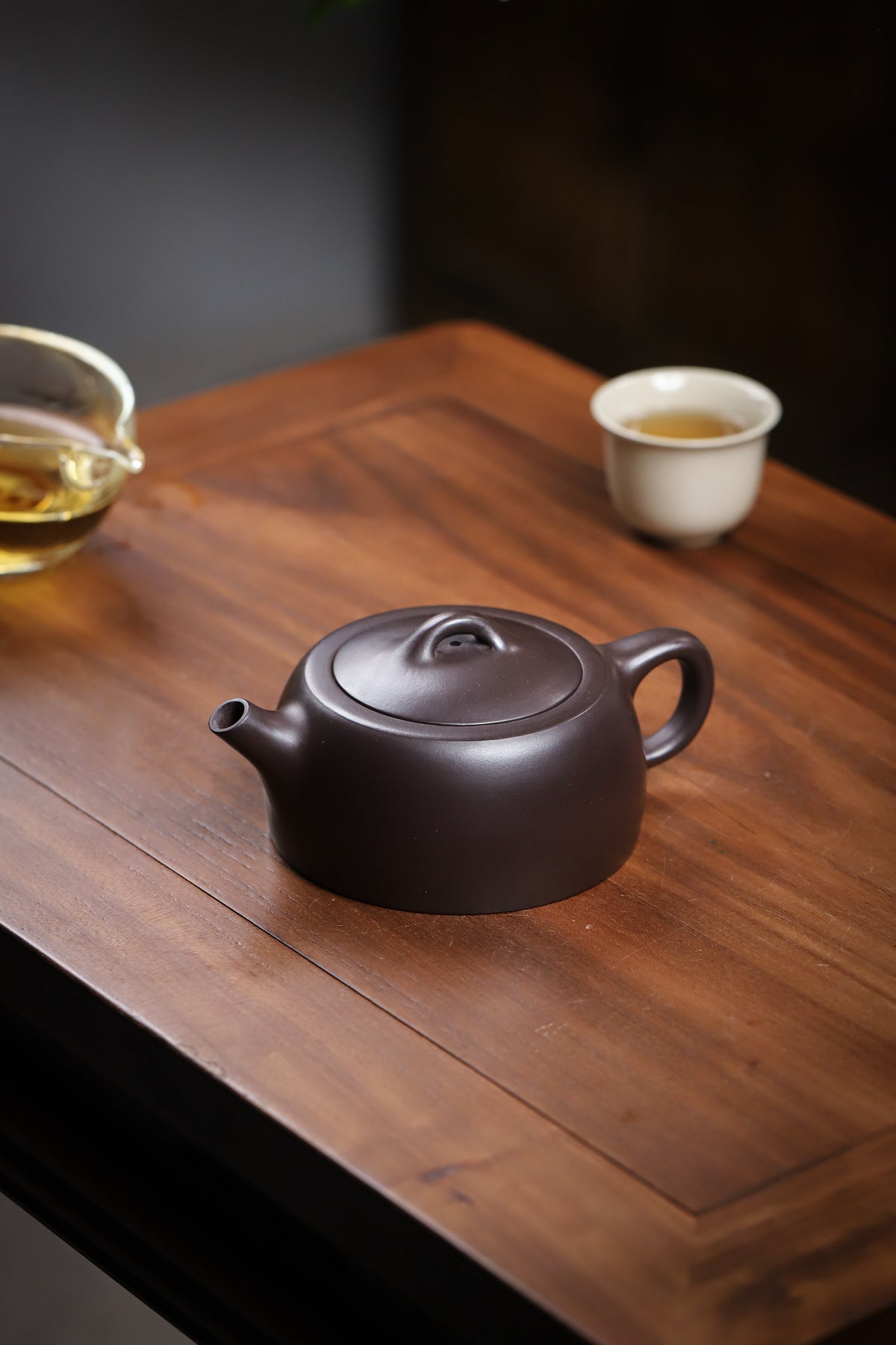 Jinglan Yixing Zisha Teapot 250ml golden vermilion mud