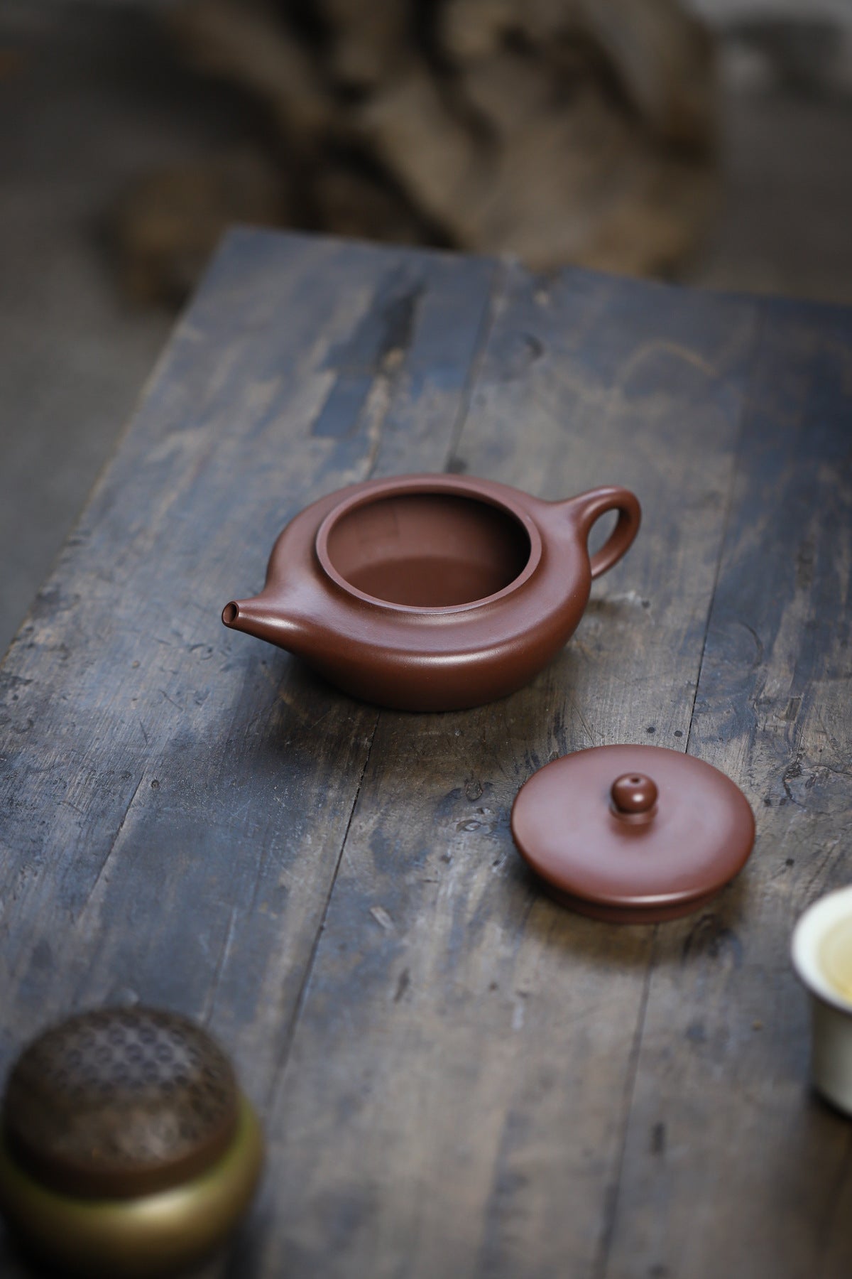 Biancheng Teapot in Zisha Clay, 180 ml