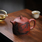 Dezhong Teapot in Longxuesha Clay, 430 ml