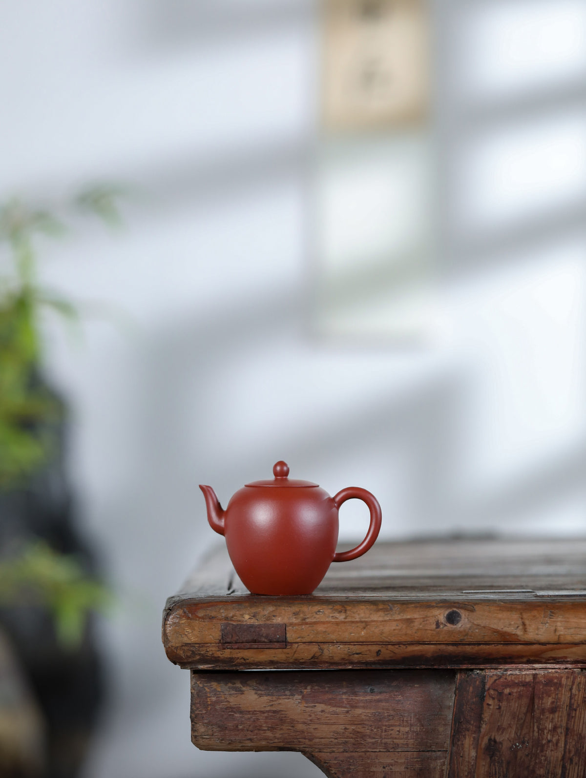 Meirenjian Teapot in Dahongpao Clay, 100 ml