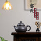 Rongtian Dezhong Teapot in Tianqing Zisha Clay, 180 ml