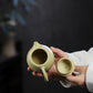 Dragon Egg Zisha Teapot in Benshan Green Clay, 250 ml