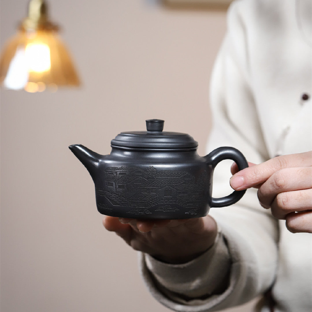 Dezhong Purple Clay Teapot, Shihuang Clay, 260 ml