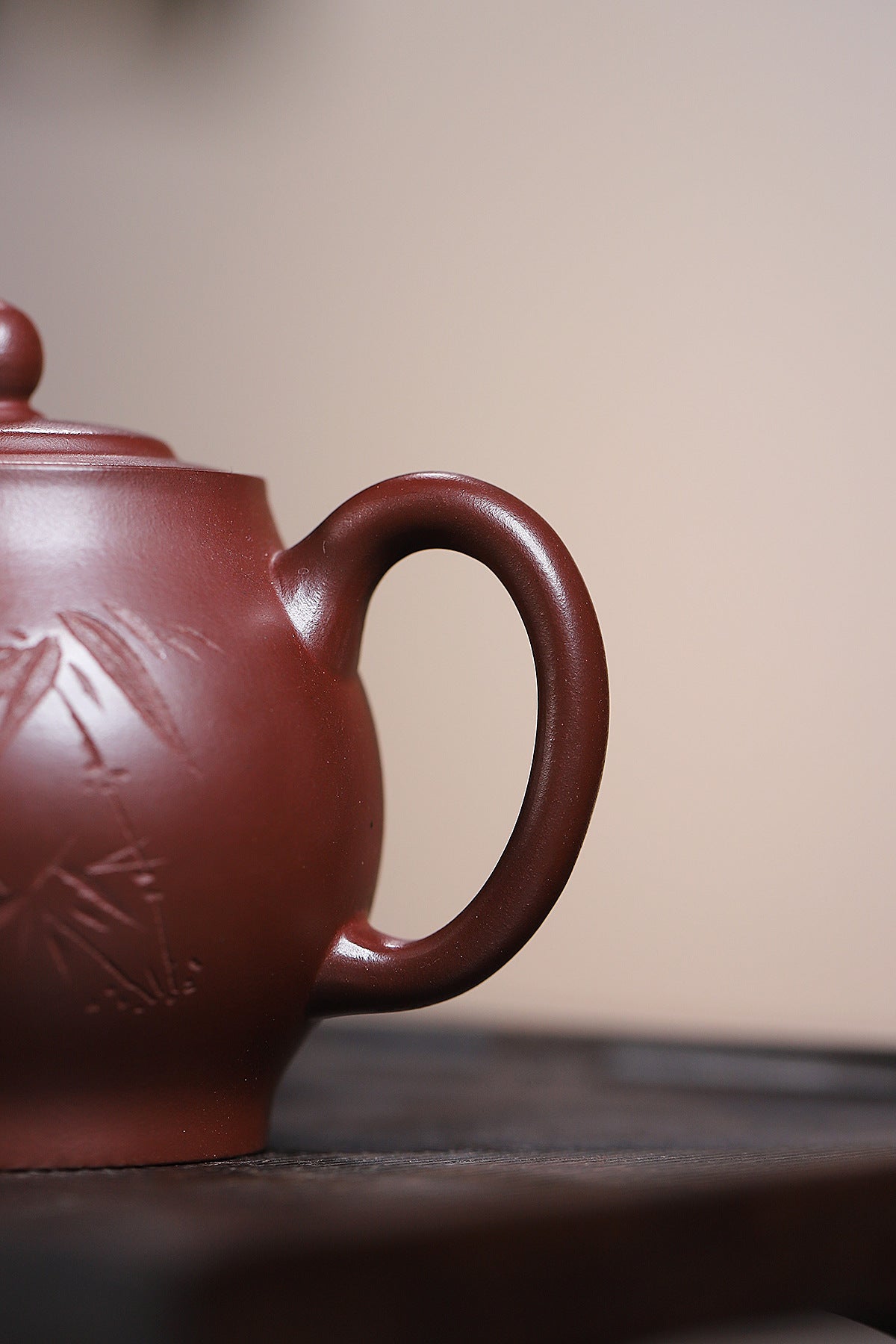 Wenzhong Teapot in Red Pidan Clay, 150 ml