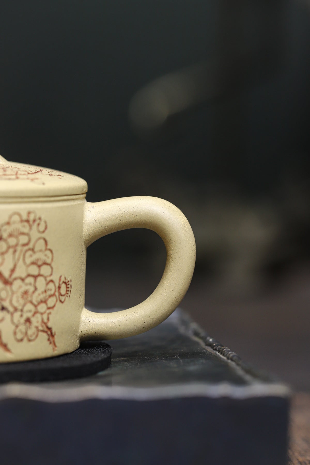 Plum Blossom Hanwa Zisha Teapot, Jiangpo Clay, 170 ml