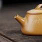 Flat-covered stone scoop gold section mud purple clay pot