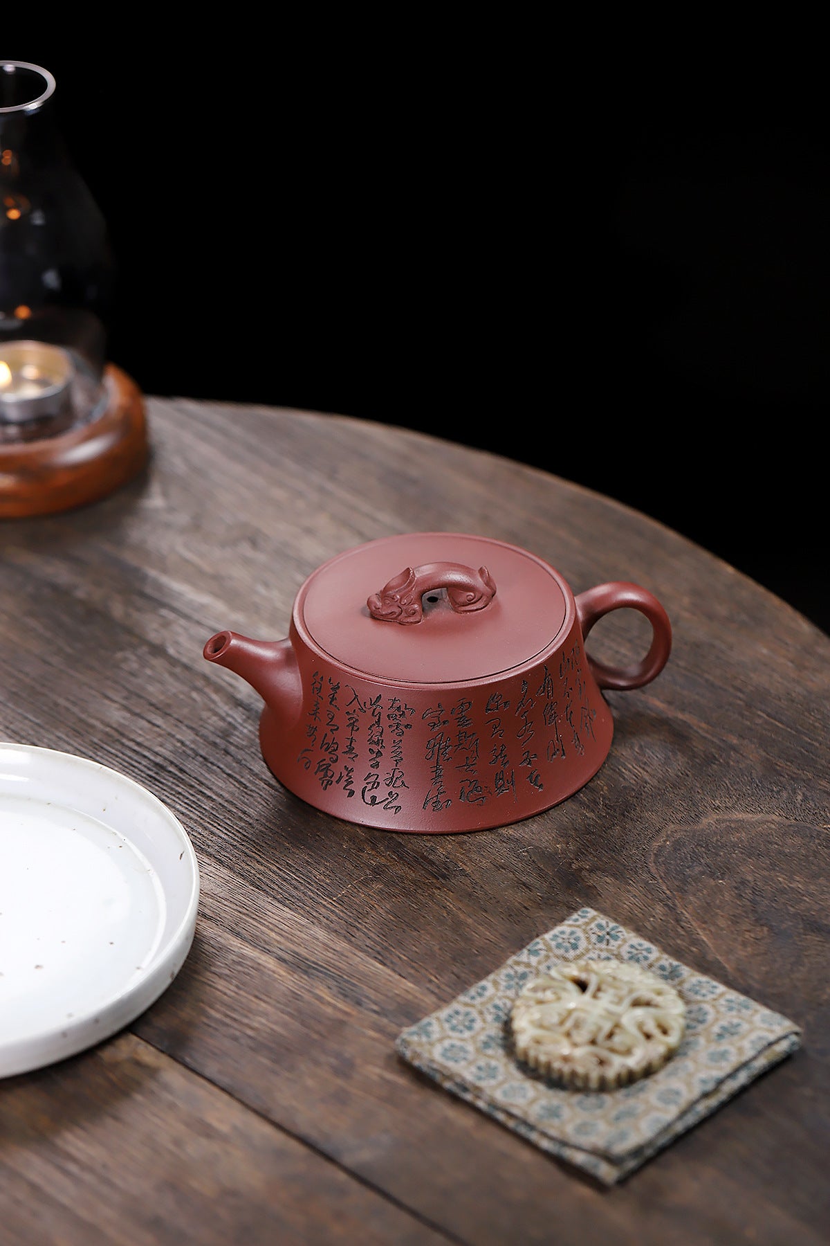 Longyun purple red mud purple sand teapot