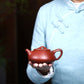 Shipiao Zisha Teapot in Dahongpao Clay, 180 ml