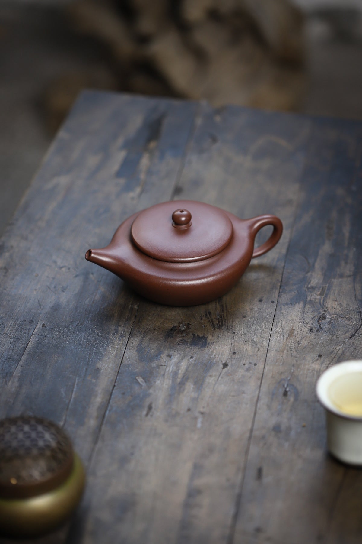 Biancheng Teapot in Zisha Clay, 180 ml