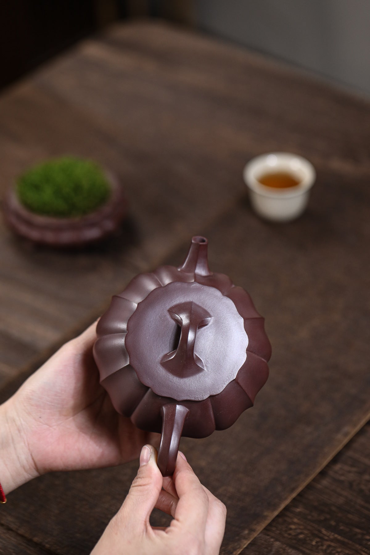 Shipiao Teapot in Original Purple Zisha Clay, 250 ml