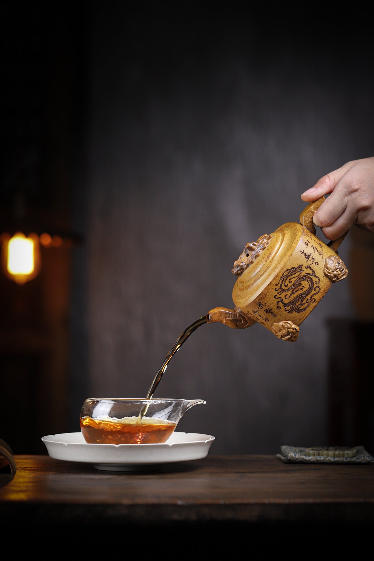 Longteng Sihai high temperature segment mud purple sand teapot
