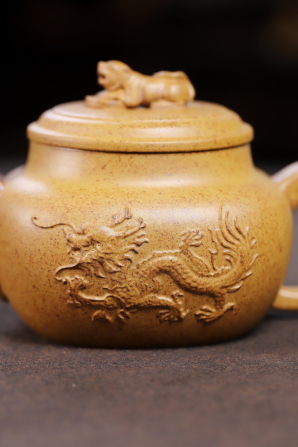 Sifang Longyun Duan Ni Zisha pot