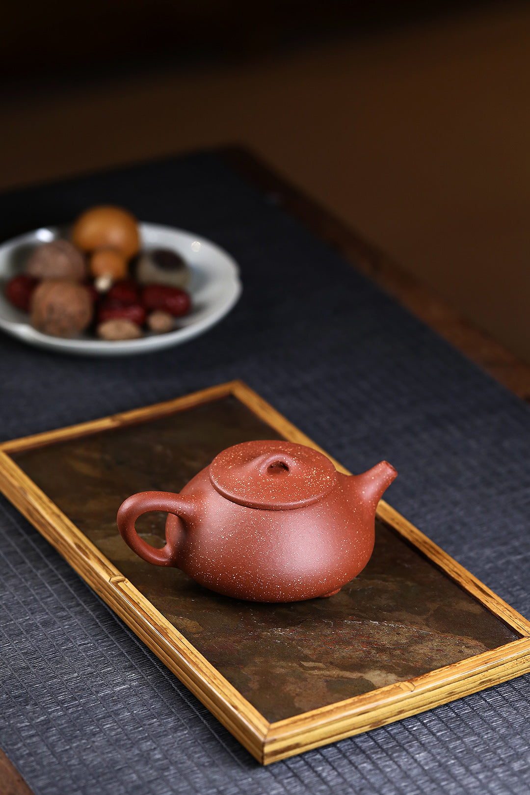 Shipiao Yixing Zisha Teapot 240ml dragon blood sand