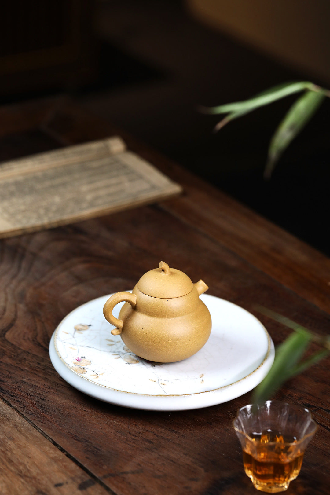 Hulu Gourd Teapot in Duanni Clay, 150 ml