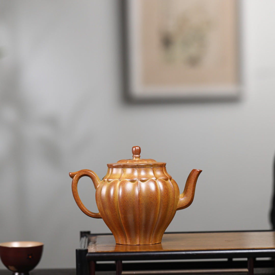 Gaolinghua Yixing Zisha Teapot, Duan Clay, 250 ml
