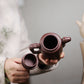 Jisi Zisha Teapot in Original Purple Clay, 320 ml