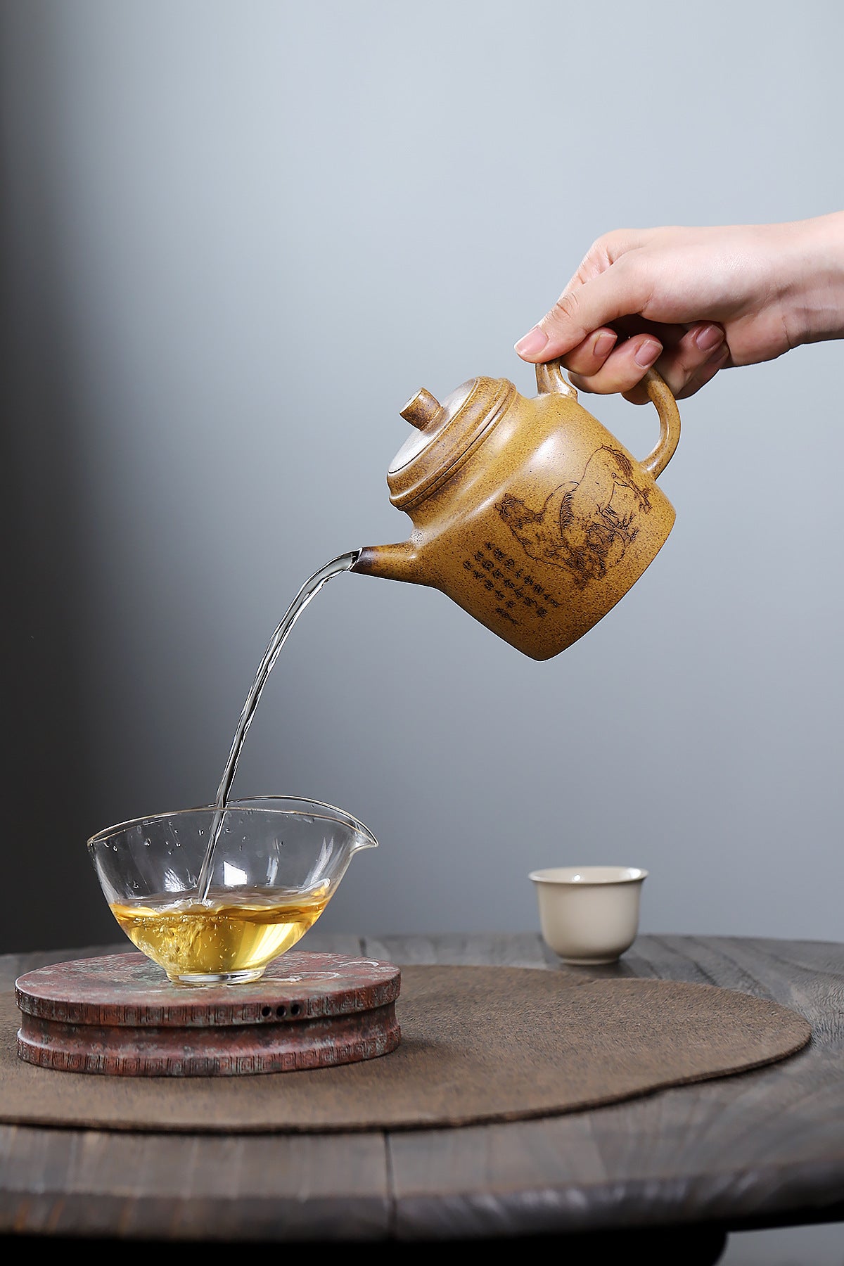 Autonavi bell, high temperature segment mud purple clay pot