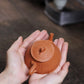 Lotus pod pot yellow downhill purple sand teapot