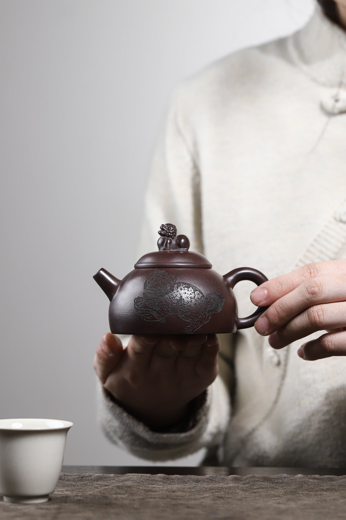 Little Admiralty Purple Clay Purple Sand Teapot