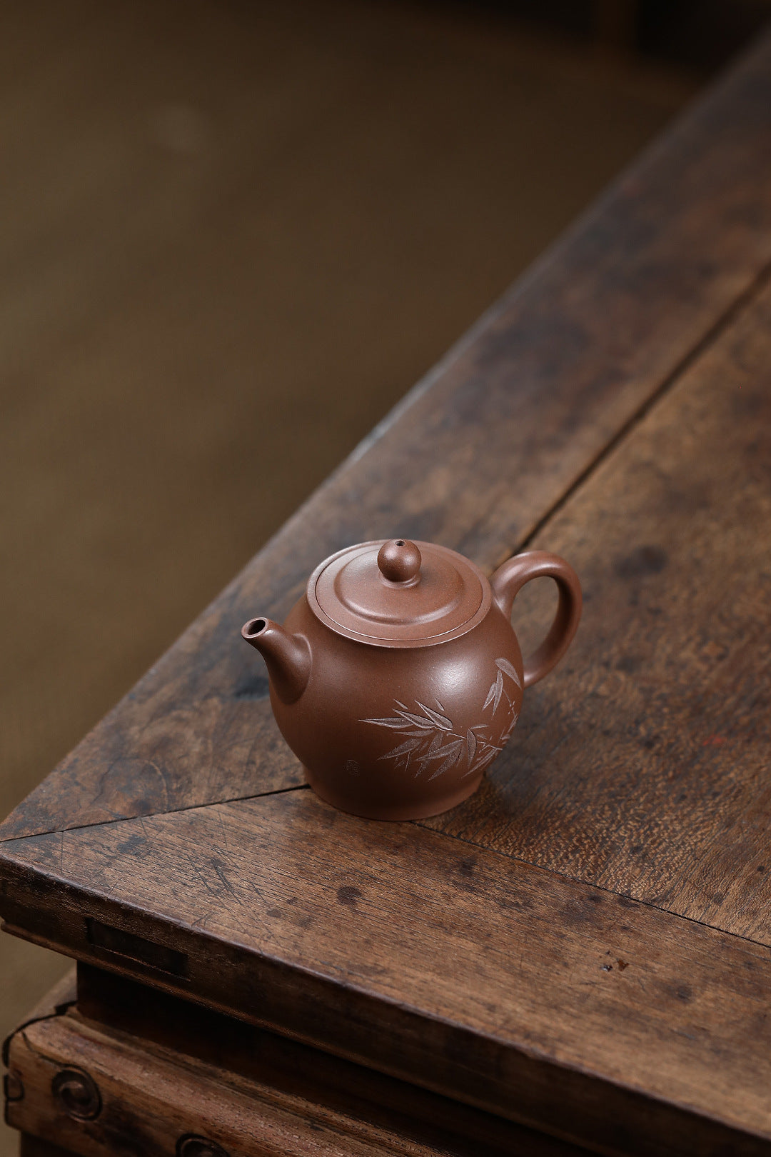 Wenzhong Yixing Zisha Teapot 150ml pure ore purple clay