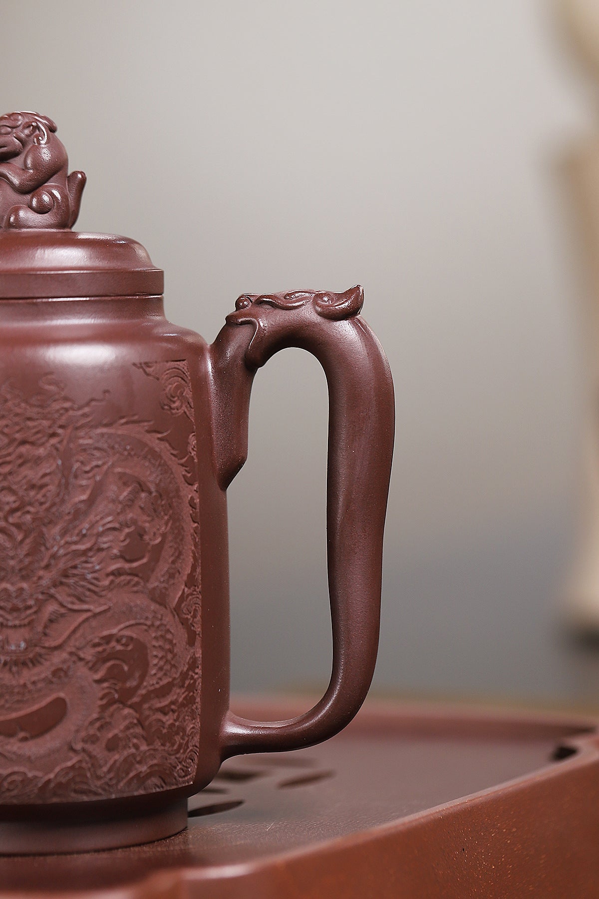 Jisi Zisha Teapot in Original Purple Clay, 320 ml