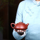Shipiao Zisha Teapot in Dahongpao Clay, 180 ml