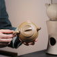 Shuangxian Yunhua Zisha Teapot, Old Duanni Clay, 180 ml
