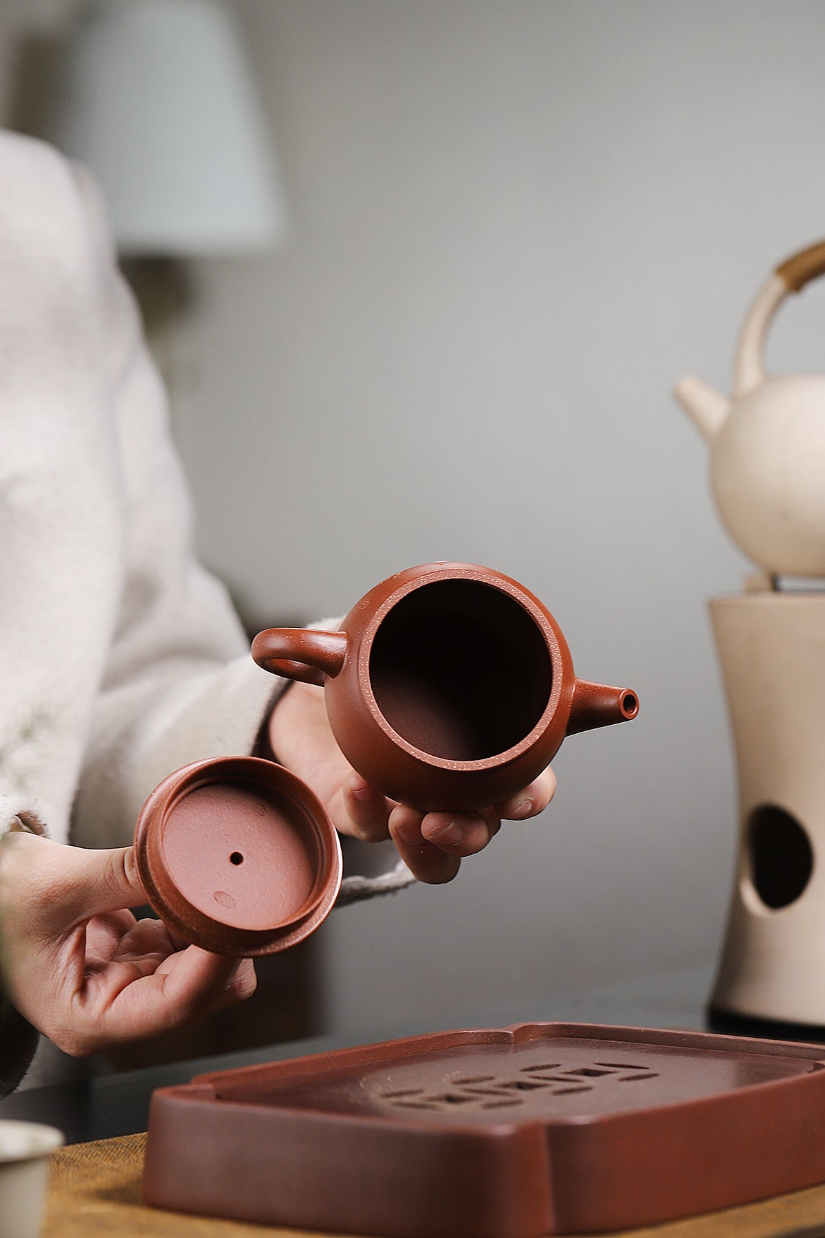 Hanwa Teapot in Jiangpo Clay, 180 ml