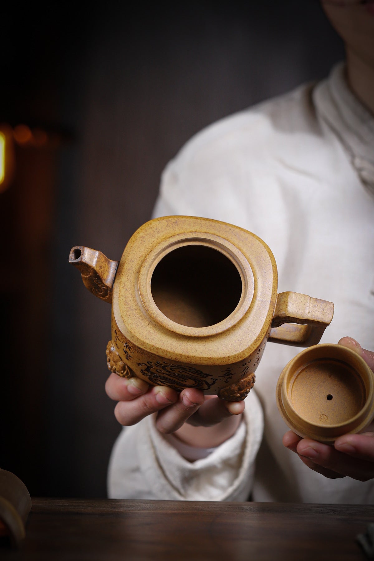 Longteng Sihai high temperature segment mud purple sand teapot