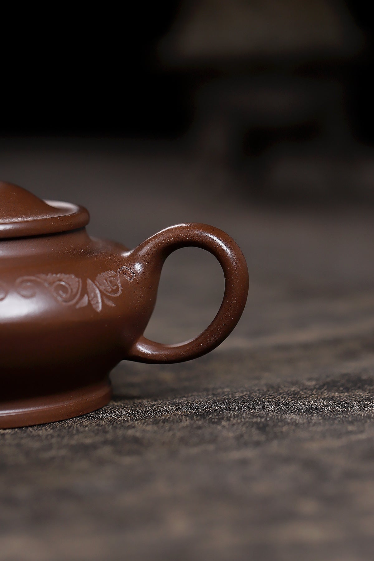 Virtual flat purple mud purple sand teapot