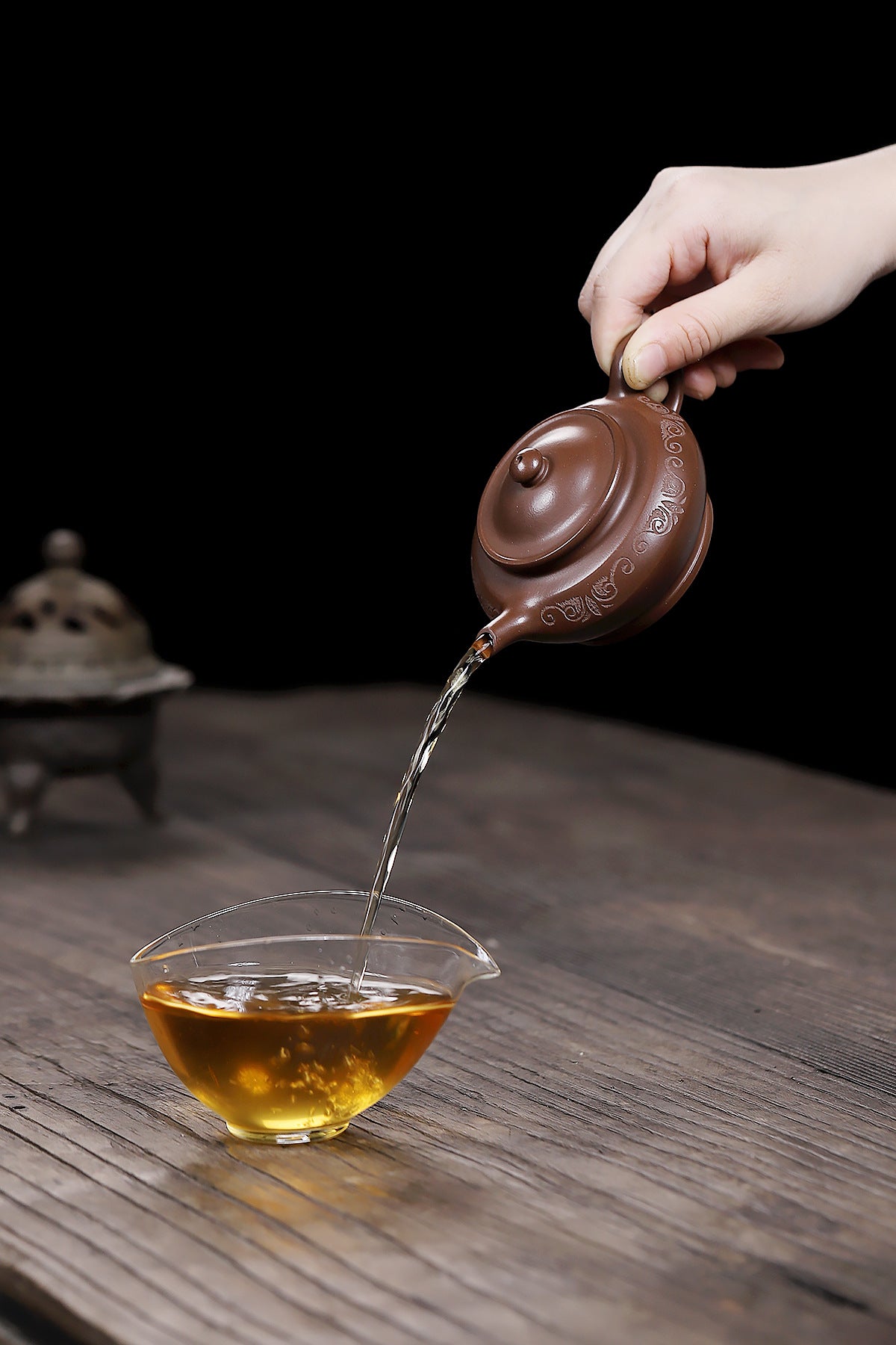 Virtual flat purple mud purple sand teapot
