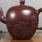 Meirenjian Teapot in Aged Purple Clay, 250 ml
