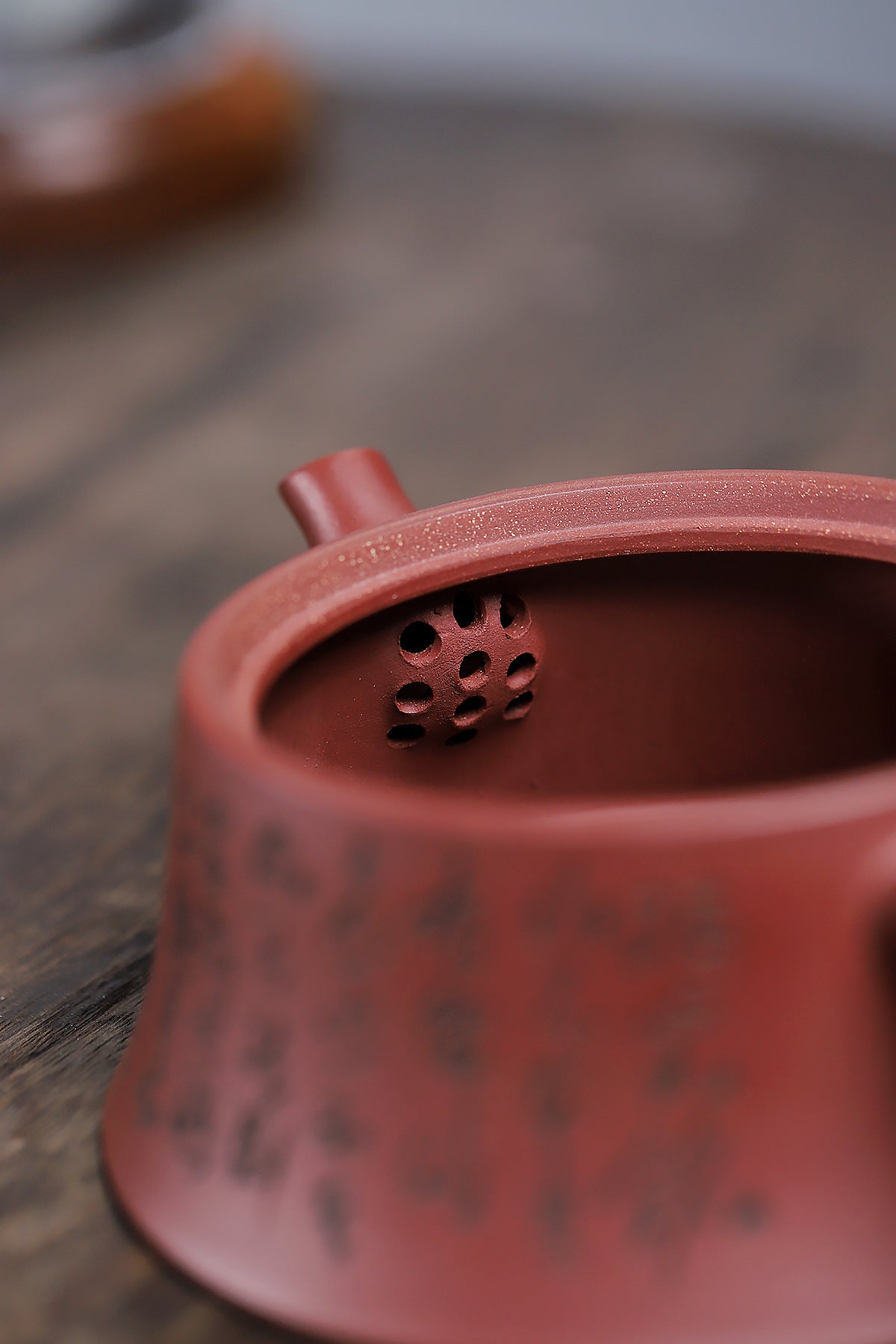 Longyun purple red mud purple sand teapot