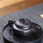 Liufang Longyun Yixing Zisha Teapot 250ml Raw Ore Black Mud