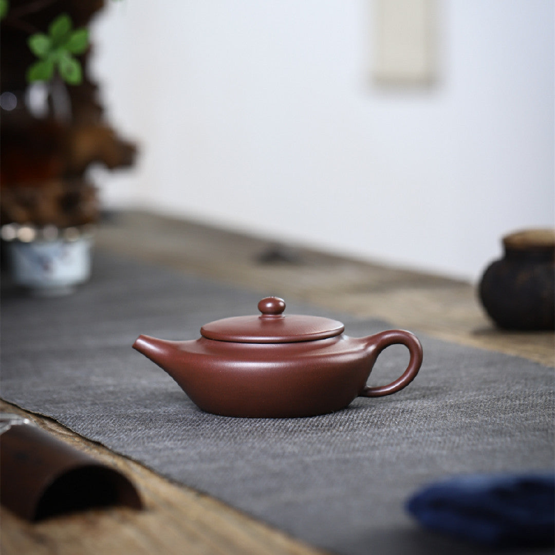 Biancheng Teapot in Zisha Clay, 180 ml