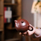 Orchid Xishi Purple Red Clay Zisha Pot