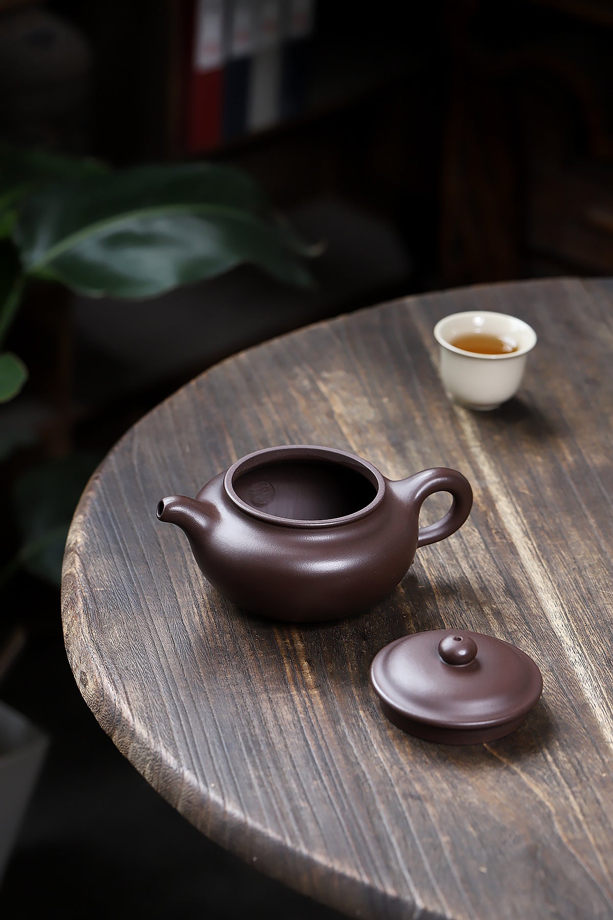 Antique, purple clay and purple clay pot.