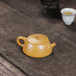 Flat-covered stone scoop gold section mud purple clay pot