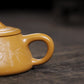 Flat-covered stone scoop gold section mud purple clay pot