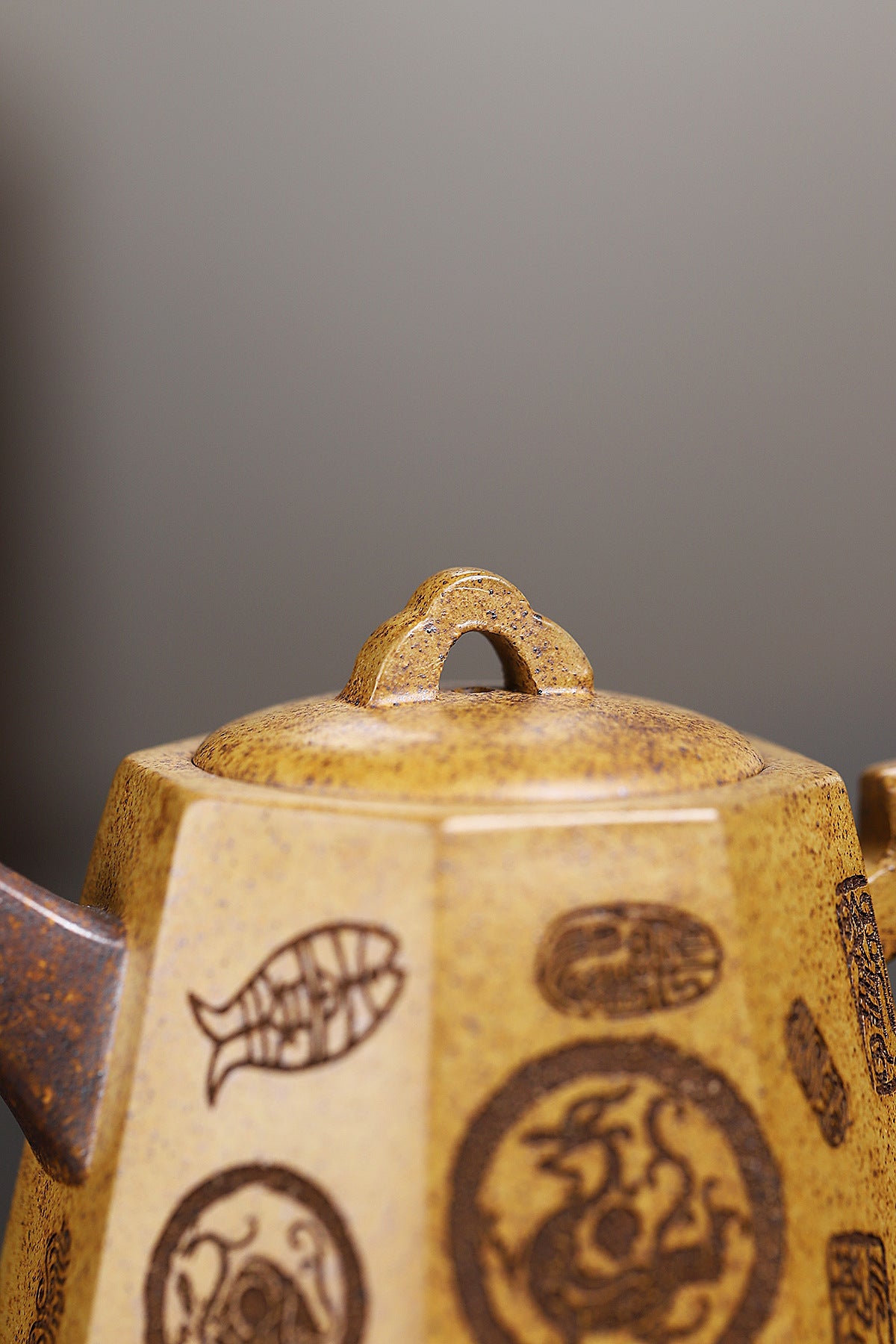 Fanggu Teapot in High-Fired Duanni Clay, 250 ml