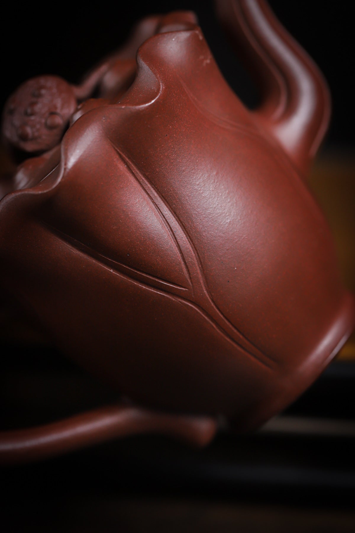 Lotus Seed Red Skin Dragon Famous Handmade Exquisite High Purple Sand Teapot