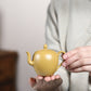 Meiren Jian Zisha Teapot in Golden Zhuni Clay, 130 ml