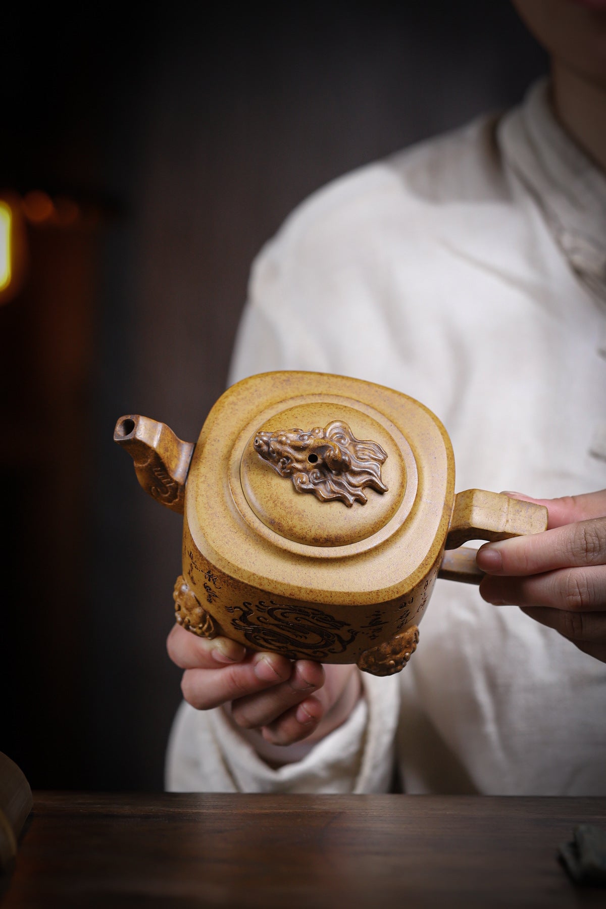 Longteng Sihai high temperature segment mud purple sand teapot