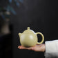 Dragon Egg Zisha Teapot in Benshan Green Clay, 250 ml
