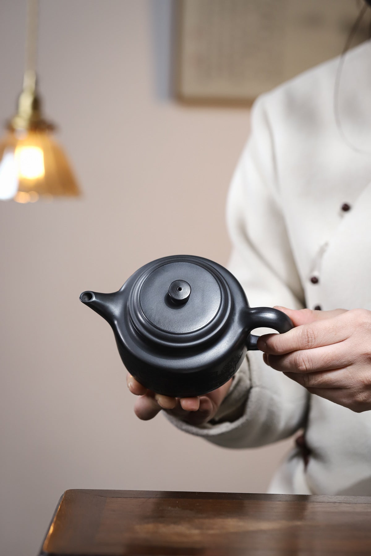 Dezhong Purple Clay Teapot, Shihuang Clay, 260 ml