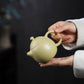 Dragon Egg Zisha Teapot in Benshan Green Clay, 250 ml
