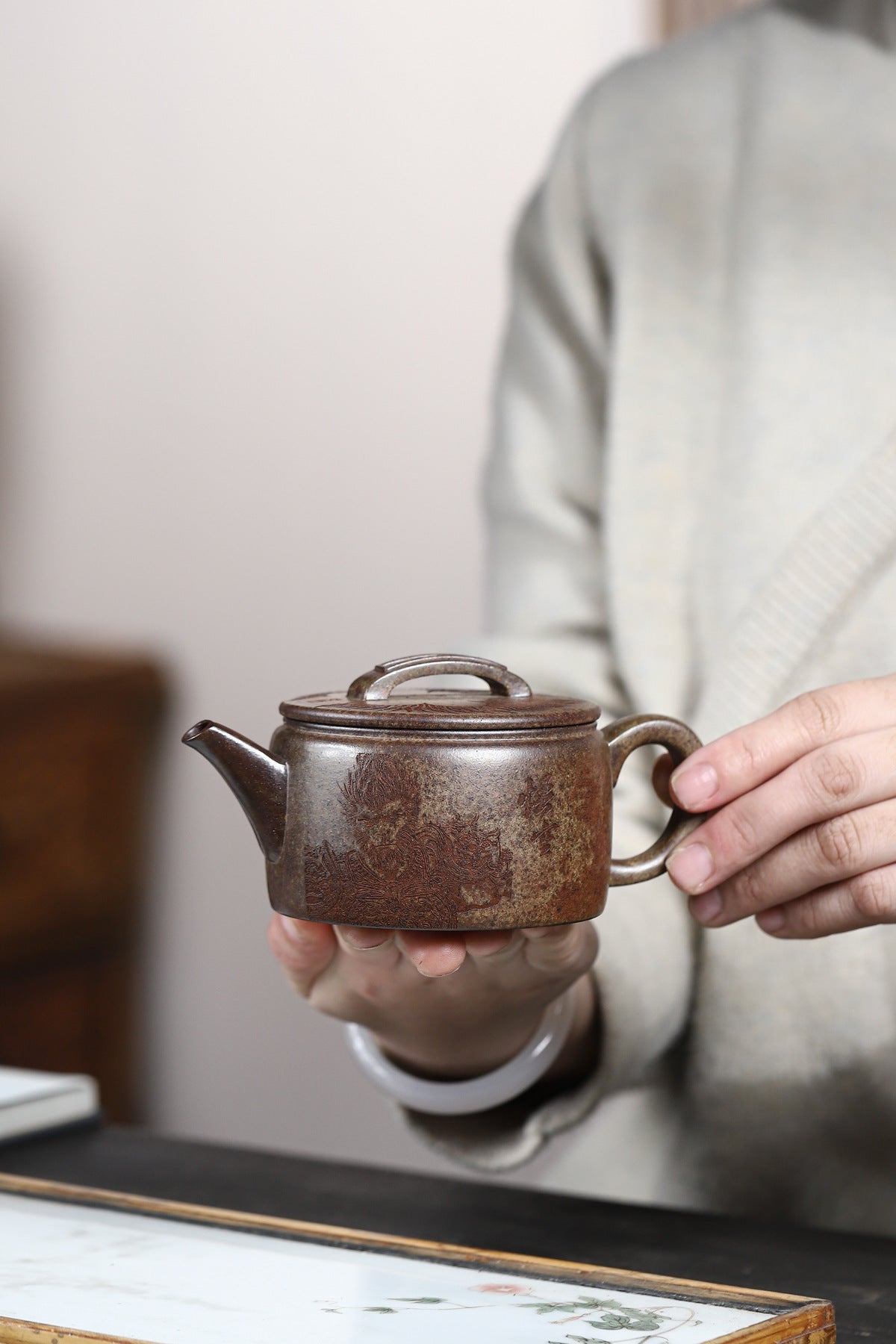 Wukong Hanwa Zisha Clay Teapot, 220 ml