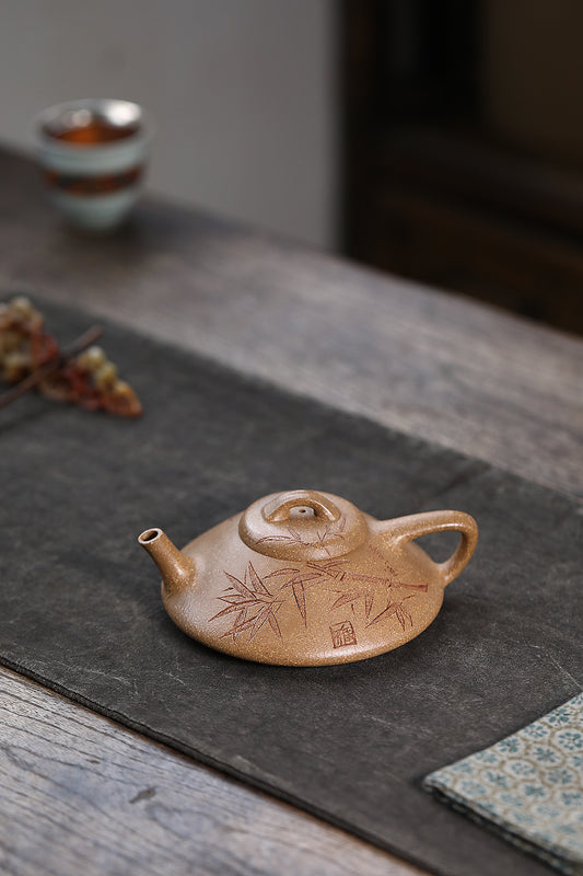 Zhuyun Hepiao Yixing Zisha Teapot 150ml original ore multicolored duan clay